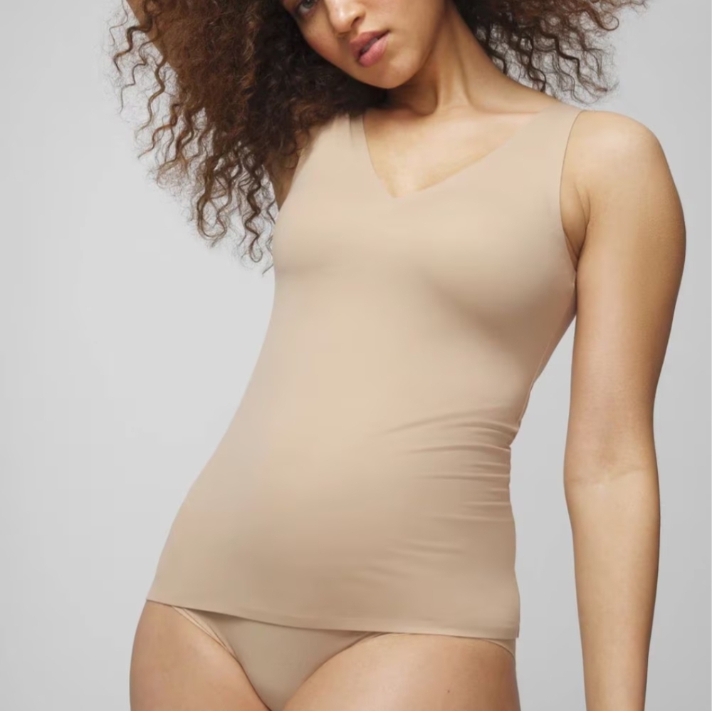 Soma Enbliss Tank With Bra Soft Tan XXL New With Tags